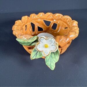 Blue Sky by Clayworks tea light candle holder